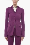 SPORTMAX STRETCH FABRIC SPEZIE BLAZER WITH MOCRO LAPEL