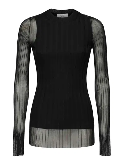 Sportmax Stretch Jersey Top In Black
