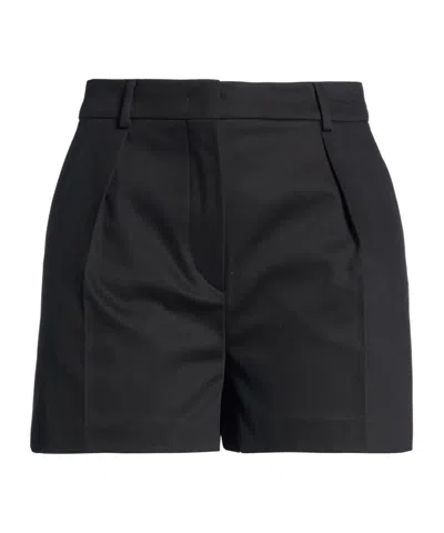 Sportmax Stretch Twill Shorts In Black
