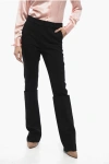 Sportmax Stretch Wool Holiday Pants With Turn-up Detail