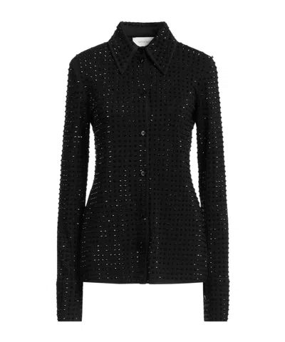 Sportmax Studded Shirt In Black