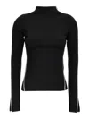 Sportmax Sleeveless Top With Contrast Trim And Cut-out Detailing In Black