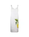 Sportmax Zipper Dress In White