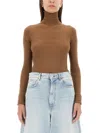 Sportmax 'flavia' Virgin Wool Sweater In Beige