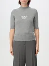 Sportmax Renon Short-sleeved Sweater In Grau