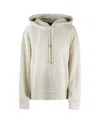 Sportmax Hooded Sweatshirt Kangaroo Pocket In White