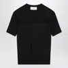 Sportmax Short Sleeve Sweater In Black