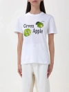 Sportmax Embroidered T-shirt With Paillettes In 苹果绿