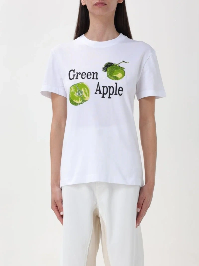SPORTMAX T-SHIRT SPORTMAX WOMAN COLOR APPLE GREEN,F49249057