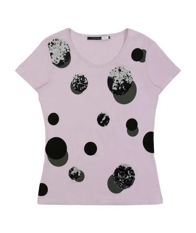 Sportmax T-shirt With Round Neck And Short Sleeves In White