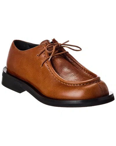 Sportmax Taiga Leather Loafer In Brown