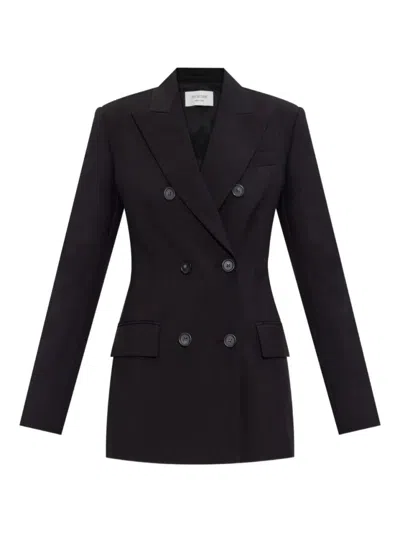 SPORTMAX TAILORED DOUBLE-BREASTED JACKET WITH SHARP LAPEL
