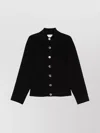 Sportmax Tailored Egeo Jacket Collared Neck In Black