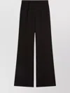 Sportmax Tailored Flare Wool Trousers With French Pockets