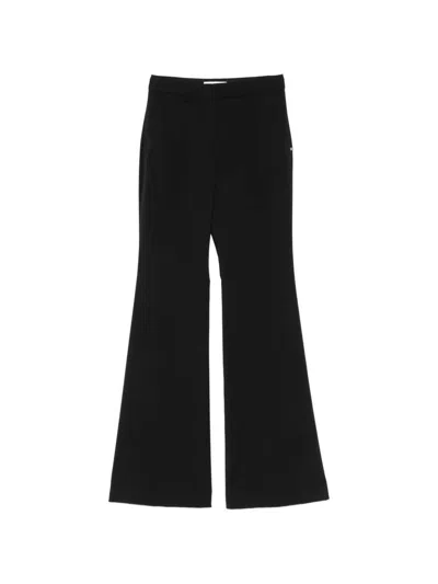 Sportmax Tailored Flared Trousers In Black