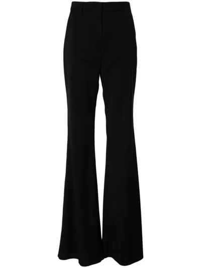 SPORTMAX SPORTMAX TAILORED FLARED TROUSERS IN VIRGIN WOOL FOR EFFORTLESS ELEGANCE