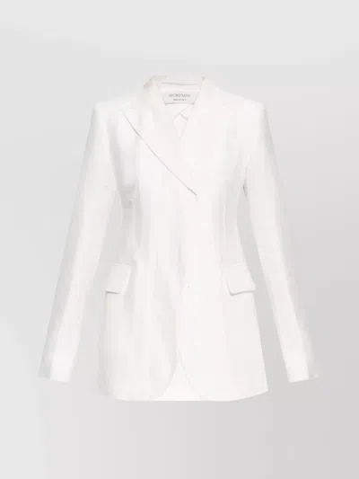 SPORTMAX TAILORED JACKET WITH FLAP POCKETS AND NOTCHED LAPELS