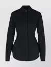 Sportmax Cardigan With Collared Design And Long Sleeves In Black