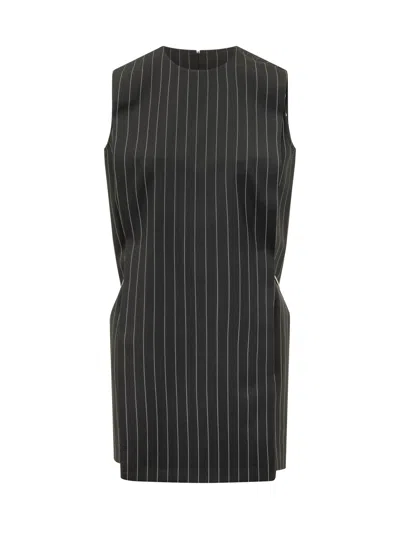Sportmax Tailored Suit With Belt In Black