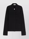 Sportmax Tailored Suit With Relaxed Fit And Vertical Cuts In Black