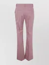 Sportmax Tailored Trousers With Pockets And Belt Loops In Pink