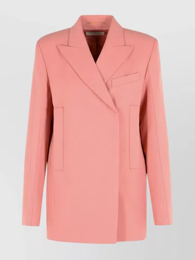 SPORTMAX TAILORED VIRGIN WOOL BLAZER POCKETS