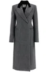 Sportmax Embroidered Wool Liuto2 Coat In Grey