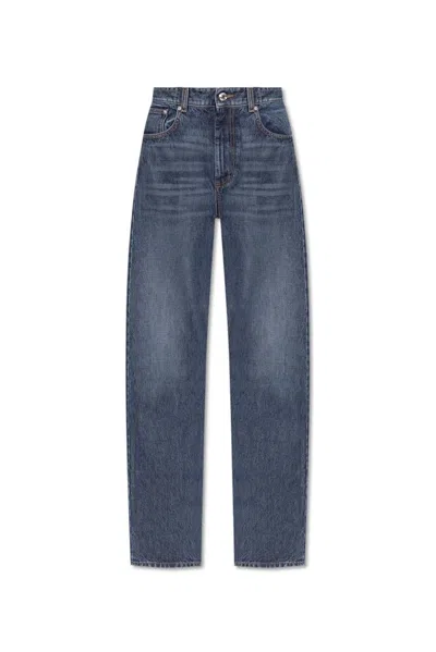 Sportmax Tasso Straight Leg Jeans In Blue