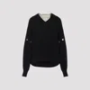 Sportmax Oversized Jumper With Detachable Sleeves In Blue