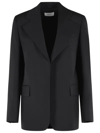 Sportmax 'tenace' Black Virgin Wool Oversize Blazer