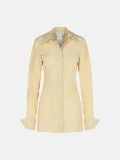 Sportmax 'teoria' Beige Viscose Jacket In White