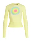 Sportmax Terry Top With Colorful Print In Yellow