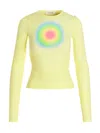 Sportmax Terry Top With Colorful Print In Yellow