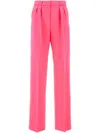 Sportmax Tibet High-rise Wide-leg Pants In Pink