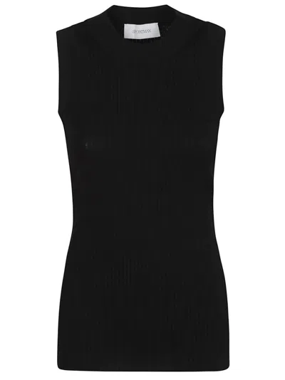 Sportmax Tione Maglia-canottiera-top In Black