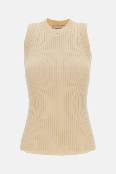 Sportmax Tione Tank Top In Neutral