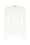 Sportmax White Stretch Nylon Top In Optical White