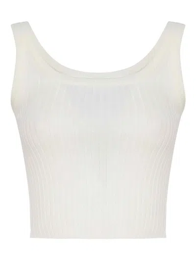 Sportmax Top Papilla In Blanco