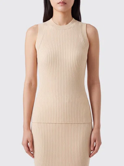 Sportmax Top  Woman Color Beige In Yellow