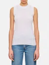 Sportmax White Knitted Tank Top In White