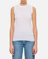 Sportmax White Knitted Tank Top In White