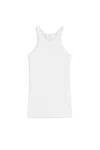 Sportmax Nastie Silk Cotton Tank Top Clothing In White