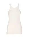 Sportmax Ribbed Sleeveless Top In White