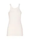 Sportmax Ribbed Sleeveless Top In White