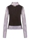 Sportmax Top With Mesh Mesh