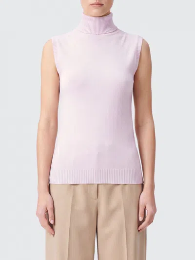 Sportmax Woman Turtleneck Pink Size Xl Virgin Wool