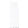 Sportmax Woman Tank Top White Size L Cotton, Silk, Elastane In White