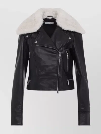 SPORTMAX TOSCANA LEATHER BIKER JACKET