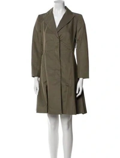 Pre-owned Sportmax Trench Coat In Gray