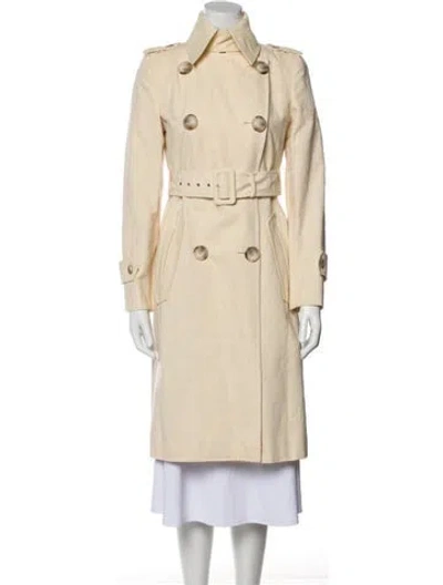 Pre-owned Sportmax Trench Coat In Neutral